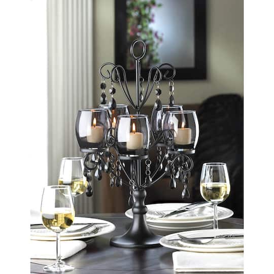 17.5" Midnight Elegance Candelabra